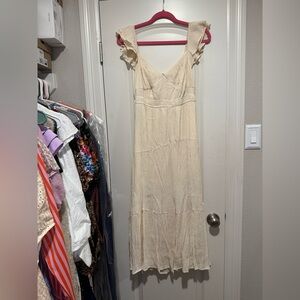 Mine Cream Maxi Dress